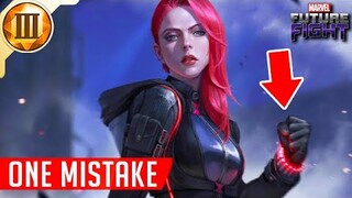 I forgot 1 upgrade and yet Black Widow destroyed it - Marvel Future Fight