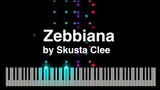 Zebbiana by Skusta Clee Synthesia piano tutorial