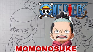 menggambar momonosuke one Piece