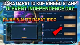 CARA MENDAPATKAN 10 STAMP KOF BINGGO + DRAW SKIN EPIC LIMITED GRATIS | MOBILE LEGENDS BANG BANG