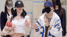 aespa 240806香港演唱会结束回韩机场私服!