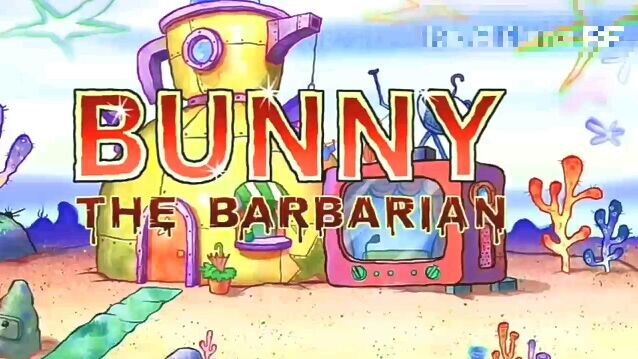 alur cerita spongebob : bunny the berbarian