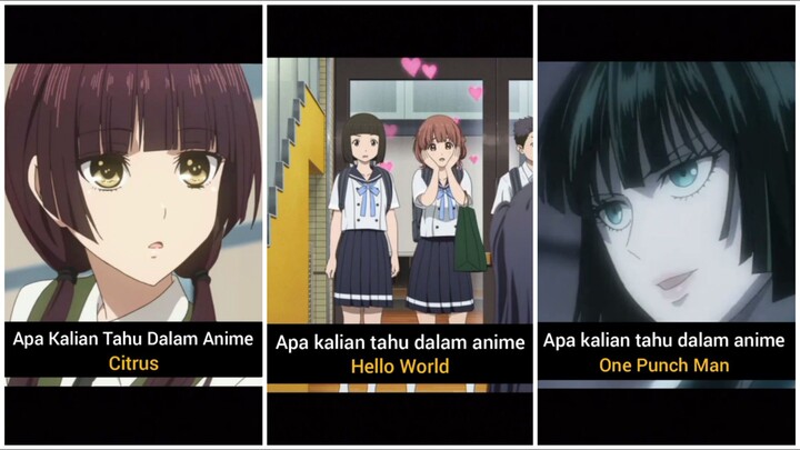 9 Detail Manis Dalam Berbagai Anime