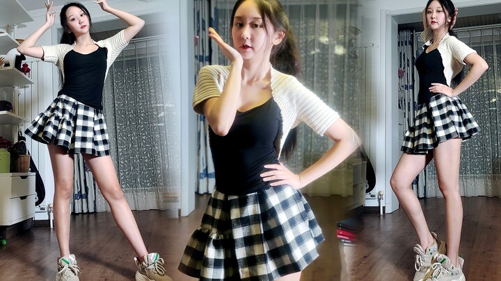 [Da Yi Mei] Vibrant JK skirt! Super hot dance cover ICY-ITZY