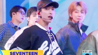 SEVENTEEN美国时代广场《LOVE, MONEY, FAME》英文版初舞台！