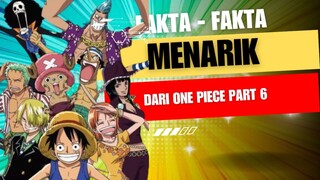 Fakta Fakta Menarik Dari One Piece