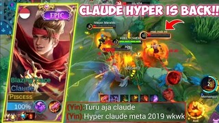 ROTASI HYPER CLAUDE YG BENAR DI PATCH SEKARANG APA KAH CLAUDE HYPER MASIH META?? -TOP GLOBAL CLAUDE