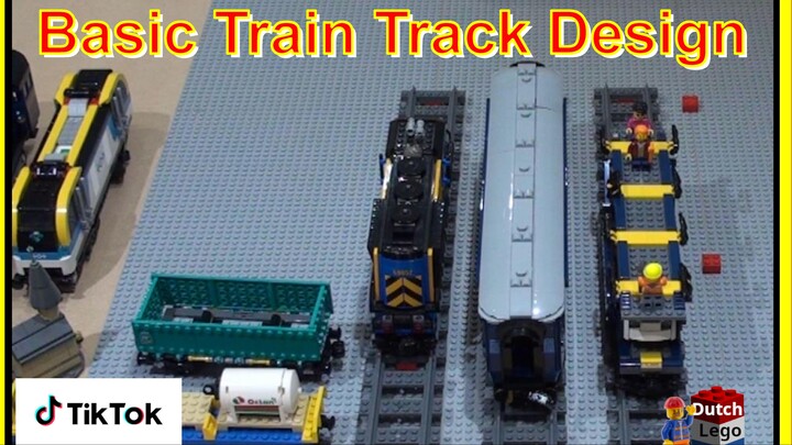 Lego room basic train track design