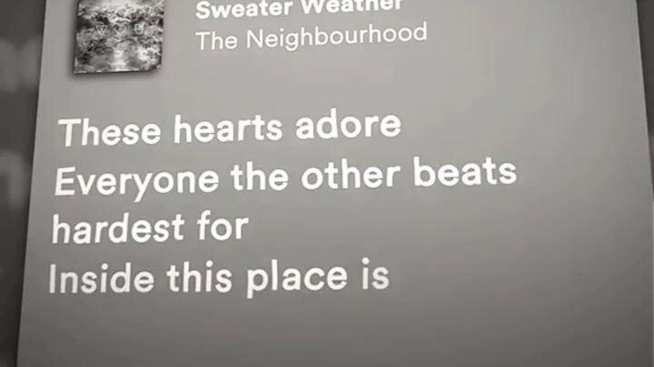 overlay sweater weather - The Neighbourhood