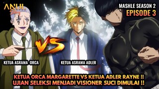 MARGARETTE VS RAYNE !! UJIAN SELEKSI MENJADI VISIONER SUCI DIMULAI !! MASHLE S2 EPISODE 3