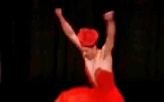 The male version of Don Quixote, the step dance is awesome, he can still turn a few circles even if 