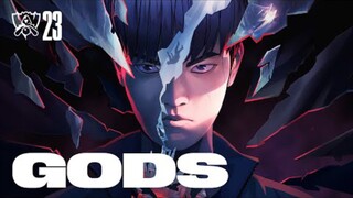 GODS ft. NewJeans (뉴진스) (Official Music Video) | Anthem Worlds 2023 - League of Legends