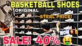 BASKETBALL SHOES SALE! JORDAN LEBRON KYRIE KD at IBAPA! SULIT up to 40% Toby's sports trinoma