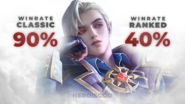 Kenapa winrate classic & rank ga dibedain