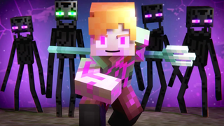 ENDERMAN ATTACK - อเล็กซ์และสตีฟ ไลฟ์ (แอนิเมชั่น Minecraft)