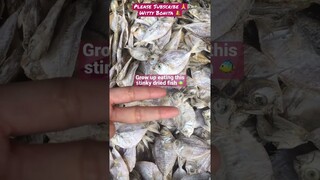 Unlimited Stinky Dried Fish”PutPut🐠”ASMR #asmr#shorts#fish#satisfying