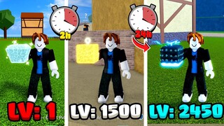 Zeno Thử Thách 100 Ngày Ăn Trái Ác Quỷ Random Mỗi Khi Đánh Bại Boss Blox Fruit (level 1 to max)