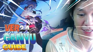 Ganyu hướng dẫn phiên bản 2.4 Genshin - Cô gái  ngày hôm qua.