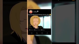 tsunade Seeing Jirayas Ab's 😁❤️#naruto #shorts #jiraiya #tsunade
