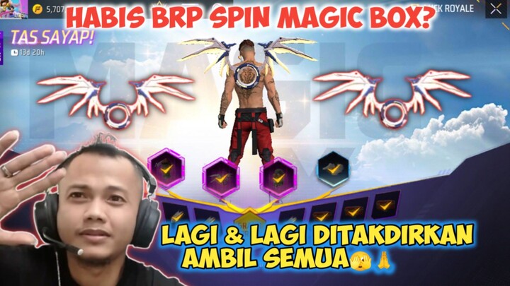 Spin Magic Box Tas sayap ada sepatu old