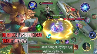 TUTORIAL JOY & BUILD JOY TERSAKIT! LAWAN 5 HERO SEKALIGUS AUTO BANTAI! | TOP GLOBAL JOY -MLBB