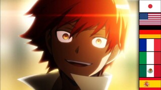 Karma Akabane In 7 Different Languages | Assassination Classroom