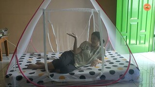 REVIEW KELAMBU TENDA DEWASA GAK PERLU PASANG! BEBAS NYAMUK GAK SAMPAI 100RB LOH!