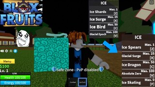 Lvl1 Noob gets ICE FRUIT, Reach 2nd SEA & AWAKENS it! in BLOXFRUITS