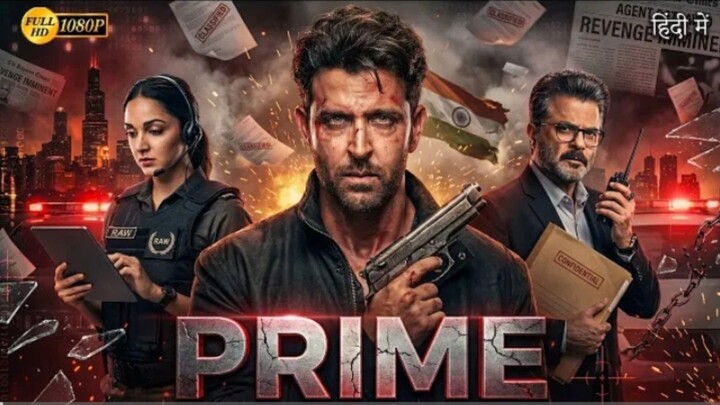 Prime (2025) | Hrithik Roshan, Kiara Advani, Hindi Dubbed Action Spy Thriller Movie | Full HD Movie