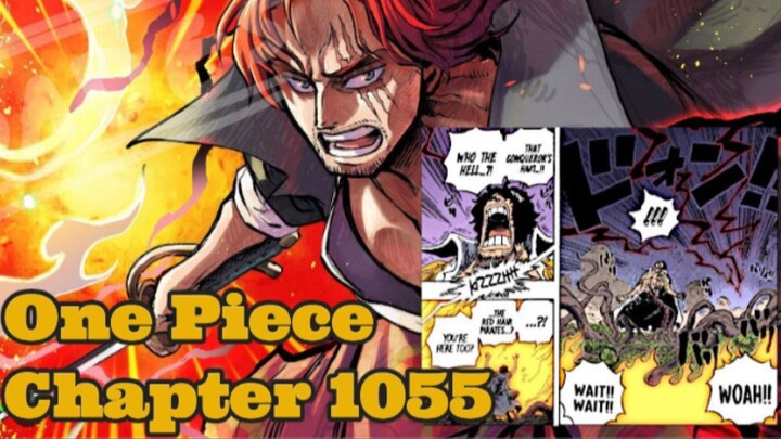 The New Era | Shanks throws a powerful haki to Admiral Ryokugyu | One Piece Manga Chapter 1055