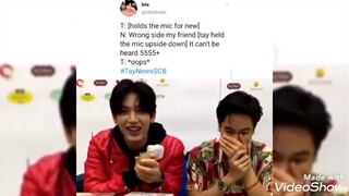 พี้เต้ กับ น้องนิว 💙💙💙TayNewxSCB #เตนิว #Tawan_V #Newwiee