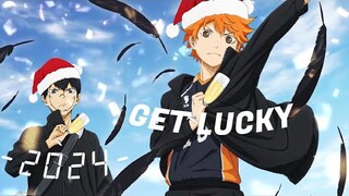 New yearssss 2024! - Haikyuu edit - get lucky