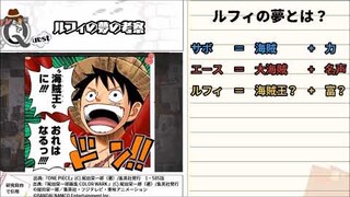 【陰謀対談 番外編】One Piece ワンピース ルフィの抱く夢についての考察