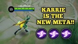 THIS IS WHY KARRIE IS THE NEW META MARKSMAN🔥 KARRIE BEST BUILD 2023 | MLBB