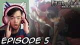Eren's Death! Attack On Titan Episode 5 Reaction