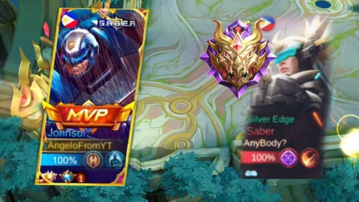 TARGET LOCKED SABER 🔒 💀 | MLBB