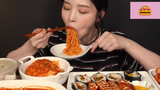 Mukbang mì cay, tokboki, kimbap #anngon