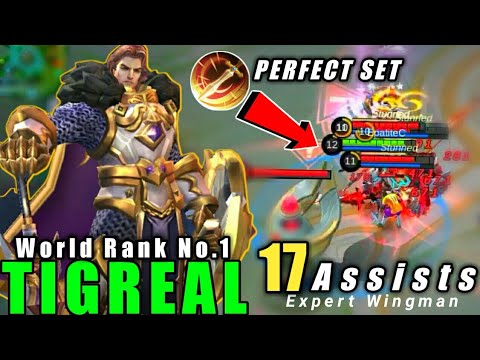 World Rank No 1 Tigreal Full Gameplay Mobile Legends Bang Bang Bilibili