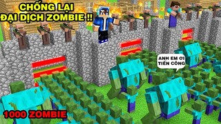 Mình Đã Chống Lại Đại Dịch Zombie | Bằng Những Vũ Khí Hiện Đại Từ Xa | TRONG MINECRAFT PE..!!