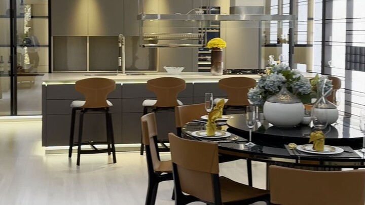 [Modern light luxury] I really love this simple large villa design