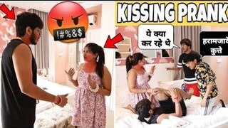 Kissing 💋💋 prank on parents Gone 🤬wrong❌#skaterrahulpranks #skaterhimanshu