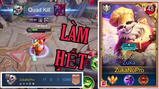 MÃN NHÃN VỚI MÀN TRÌNH DIỄN SỨC MẠNH CỦA ZUKA KHI ĐI RỪNG TRÊN LIVESTREAM CỦA TOP 1 ZUKA VIỆT NAM