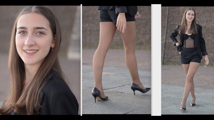 HOSIERY CINEMATIC VIDEO PORTRAIT : Lingerie, Bodysuit, Tights, Collant , Pantyhose, heels