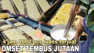 HEBAT 4 JAM LUDES 1000 PCS dengan omset jutaan yang beli gak berhenti datang || jajanan viral 2024