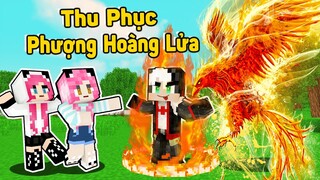 REDHOOD THỬ THÁCH 24 GIỜ ĐI TÌM HANG Ổ PHƯỢNG HOÀNG LỬA TRONG MINECRAFT*MỀU CÓ THÚ CƯNG THẦN LỬA PRO