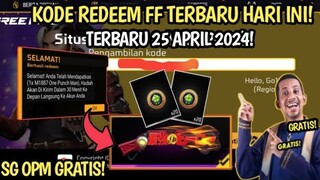 KODE REDEEM FREE FIRE TERBARU 25 APRIL 2024 HARI INI - KODE REDEEM FF TERBARU 25 APRIL 2024