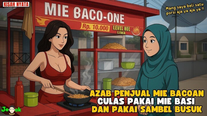 AZAB PENJUAL MIE BACOAN CULAS PAKAI MIE BASI DAN PAKAI SAMBEL BUSUK