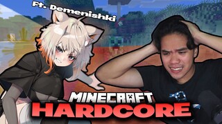 FILIPINOS GO HARDCORE... in minecraft (ft. Deme)