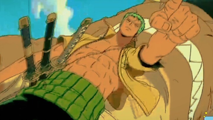 Zoro: Tôi có biện pháp đối phó của riêng mình, đừng lo lắng. Tôi trông cậy vào may mắn! "