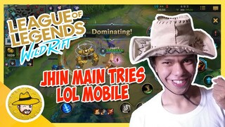 GAMITIN SI JHIN SA LOL MOBILE? | KABAYAN EXPERIENCE